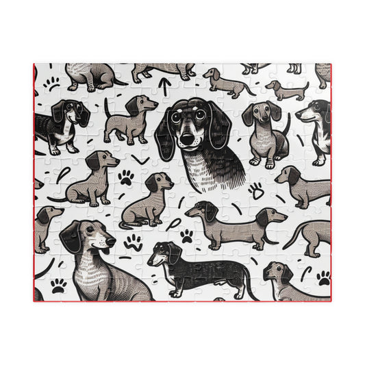 Dachshund Puzzle (110, 252, 520, 1014-piece)